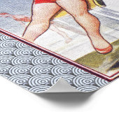 Pool Party  zwemmen Poster (Hoek)