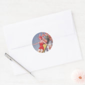 Pool Party  zwemmen Ronde Sticker (Envelop)