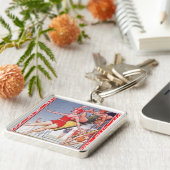 Pool Party zwemmen Sleutelhanger (Zijkant)