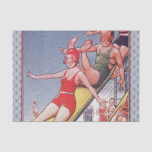 Pool Party  zwemmen Tissuepapier