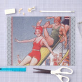 Pool Party  zwemmen Tissuepapier (Craft)