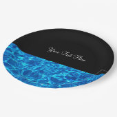 Pool Party-zwempoolontwerp Papieren Bordje (Gekanteld)