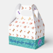 Pool Pawty Paper Favor Box Bedankdoosjes (Achterkant)