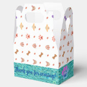Pool Pawty Paper Favor Box Bedankdoosjes (Geopend)