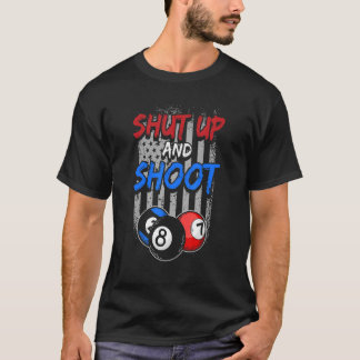 Pool Player 8 Ball Cue Table Billiard T-shirt