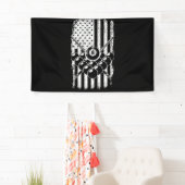Pool Player American USA Flag Billard Spandoek (Insitu)