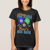 Pool Player Gif Billard 8 Ball T-shirt (Voorkant)