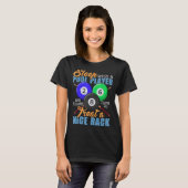 Pool Player Gif Billard 8 Ball T-shirt (Voorkant volledig)