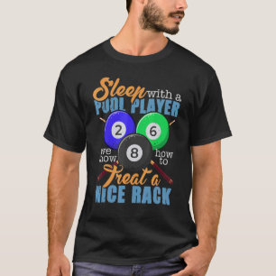 Pool Player Gif Billard 8 Ball T-shirt