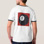Pool Player T-shirt (Achterkant volledig)