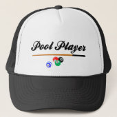 Pool Player Trucker Pet (Voorkant)