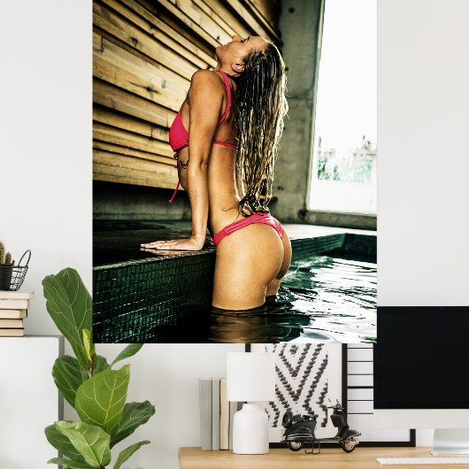 Pool Pleasure Poster (Thuiskantoor)