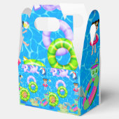 Pool plezier en spelen verjaardag bedankdoosjes (Geopend)