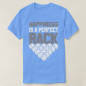Pool-poolgeluk is een perfecte rackpool t-shirt (Design voorkant)