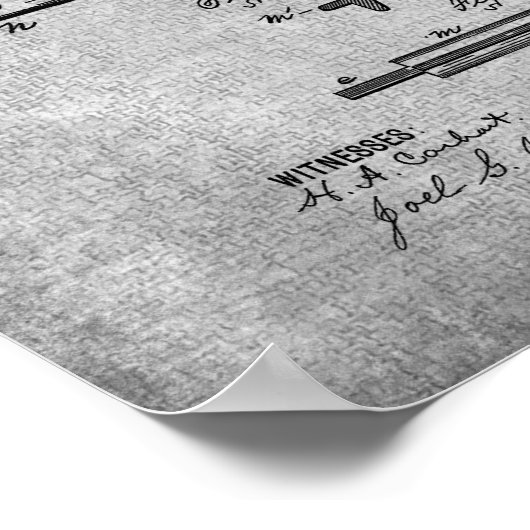 Pool Room Decor Print 3 Billiards Patent (Hoek)