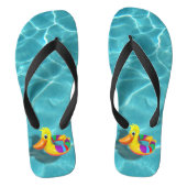 Pool Rubber Ducky Teenslippers (Voetbed)