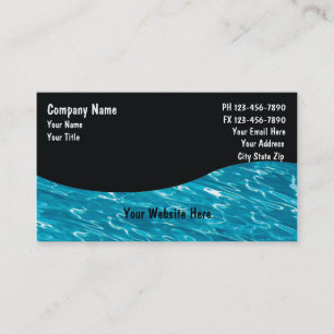 Pool Service Cards Visitekaartje