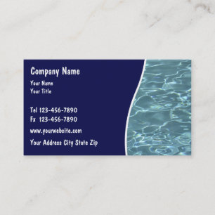 Pool Service Cards Visitekaartje