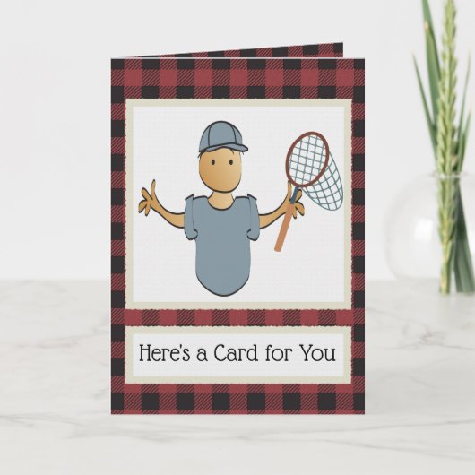 Pool Service Cartoon Merry Christmas from Customer Kaart (Voorkant)