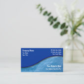 Pool Service Kaarten Moderne eenvoudige Visitekaar Visitekaartje (Staand voorkant)