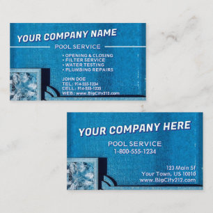 Pool Service  Visitekaartje