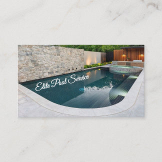 Pool Service  Visitekaartje