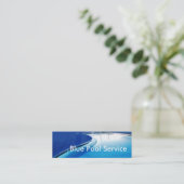 Pool Service-Visitekaartjes Mini Visitekaartje (Staand voorkant)