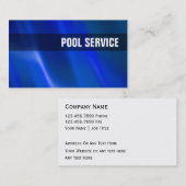 Pool Service-Visitekaartjes Visitekaartje (Voorkant / Achterkant)