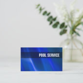 Pool Service-Visitekaartjes Visitekaartje (Staand voorkant)