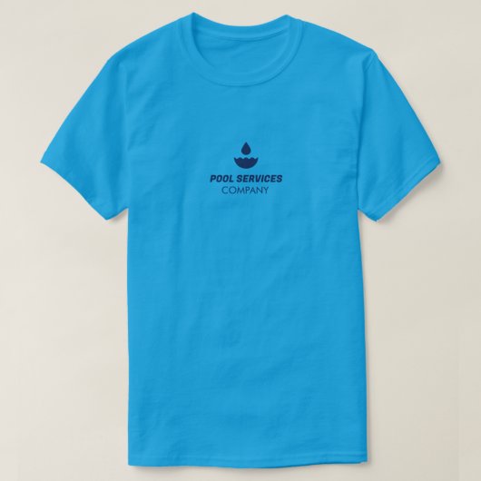 Pool Services Company T-Shirt (Design voorkant)