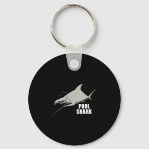 Pool Shark Biljart Design voor Gift Pool Player Sleutelhanger