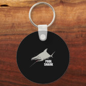 Pool Shark Biljart Design voor Gift Pool Player Sleutelhanger (Voorkant)
