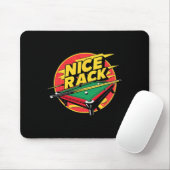Pool Shark Biljart Leuke Rack Funny Puns 8 Ball B Muismat (Met muis)