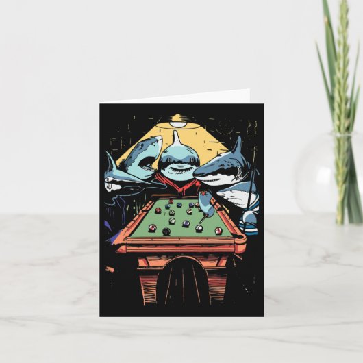 Pool Shark biljart spel Kaart (Voorkant)