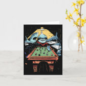 Pool Shark biljart spel Kaart (Gele Bloem)
