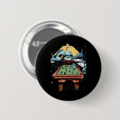 Pool Shark biljart spel Ronde Button 5,7 Cm (Voorkant /achterkant)