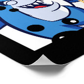 Pool Shark Biljart Speler 9 Ball Poster (Hoek)