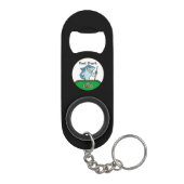 Pool Shark Biljart Thema Mini Flessenopener (Achterkant)
