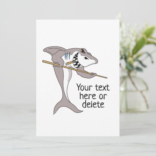 Pool Shark Custom Text (Staand voorkant)