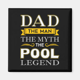 Pool Shark Dad Cadeaus voor Biljart Dads Magneet