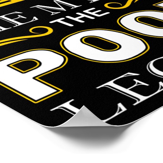 Pool Shark Dad Cadeaus voor Biljart Dads Poster (Hoek)