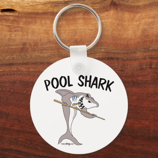 Pool Shark Design Sleutelhanger (Voorkant)