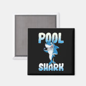 Pool Shark Funny Pool Billiards Player Magneet (Voorkant / Achterkant)
