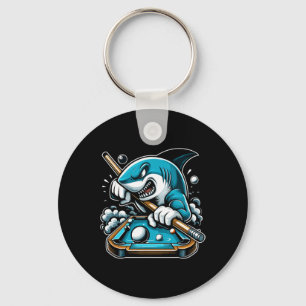 Pool Shark Funny Pool Player Biljart 8- Sleutelhanger