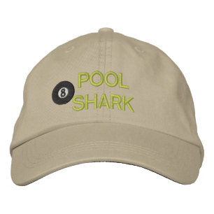 Pool Shark geborduurd Pet