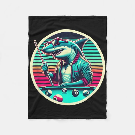 Pool Shark Master het spel met precisie en vaardig Fleece Deken (Voorkant)