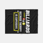 Pool Shark Pool Player Billiards omdat Fleece Deken (Voorkant (Horizontaal))