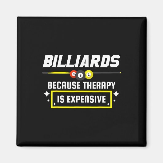 Pool Shark Pool Player Billiards omdat Magneet (Voorkant)