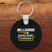 Pool Shark Pool Player Billiards omdat Sleutelhanger (Voorkant)