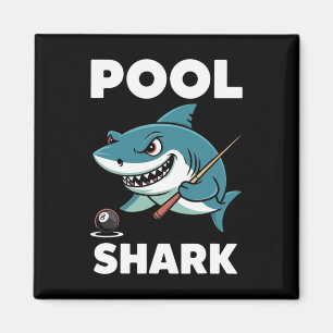 Pool Shark Snooker Speler Grappige Biljart Magneet